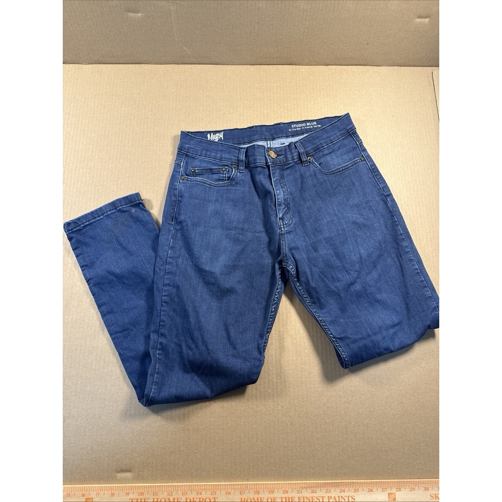 Mugsy‎ Jeans Men's 34x30 Studio Blues FLX3NSB Comfort Stretch Med Wash Denim